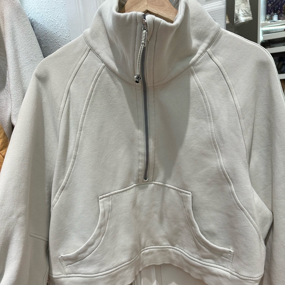 Lululemon x Peloton scuba oversized cropped